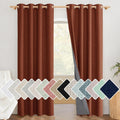 NICETOWN 100% Blackout Linen Curtains for Ultimate Privacy