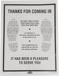 SSWBasics 17W x 22H Disposable Auto Paper Floor Mats - Case of 500