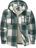 Men's Flannel Plaid Jacket for Winter Warmth and Stylish Look