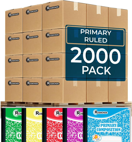 Primary Ruled Composition Notebooks - 2000 Pack Pallet