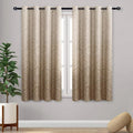DWCN Ombre Blackout Curtains Damask Panels - Thermal Privacy