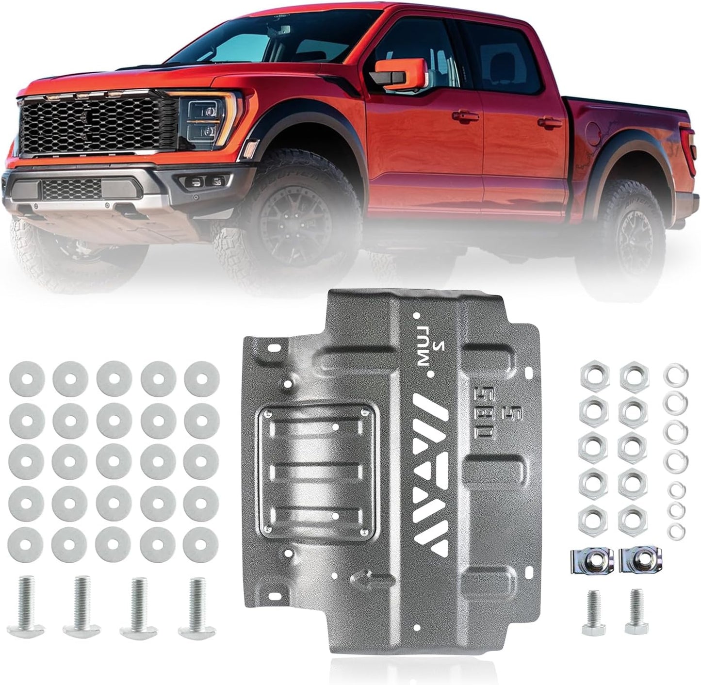 Drivetrain-Center Skid Plate for Ford Raptor F150 2015-2022