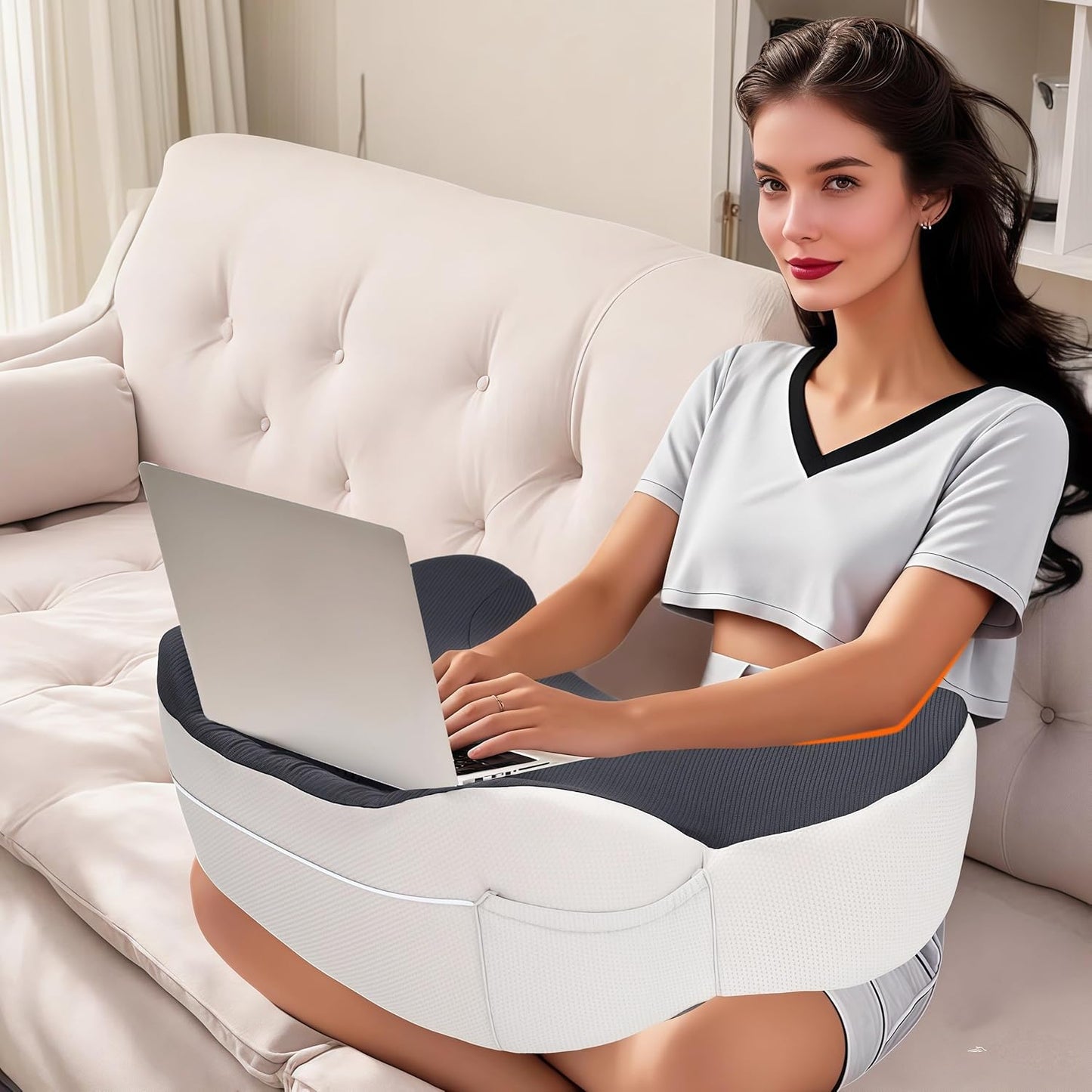 Leafora Memory Foam Lap Desk - Ultimate Comfort!