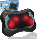 Shiatsu Back and Neck Massager with Heat Black - 3D Deep Tissue Relief