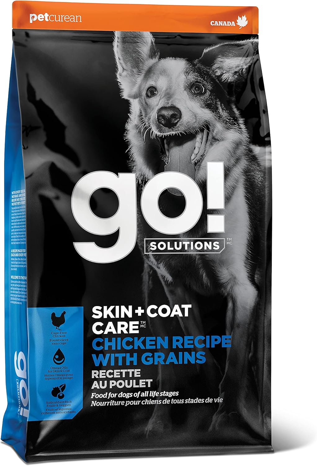 Go! Solutions Skin + Coat Care Dry Dog Food for Healthy Dogs