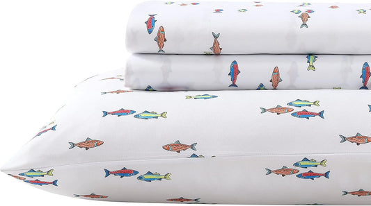 Eddie Bauer Kids Queen Sheets - Soft Stain-Resistant Bedding