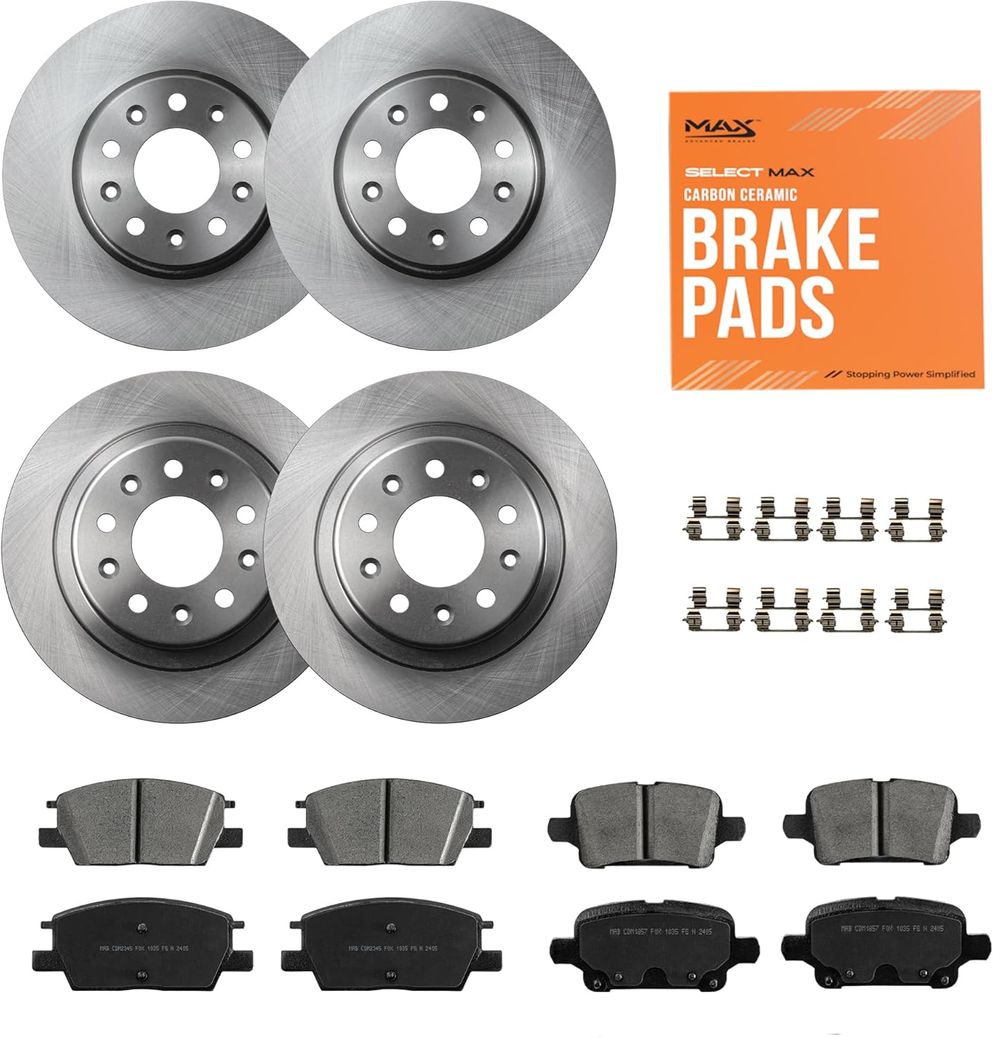 Max Advanced Brakes ValueMAX Brake Kit for Chevy Equinox & Malibu