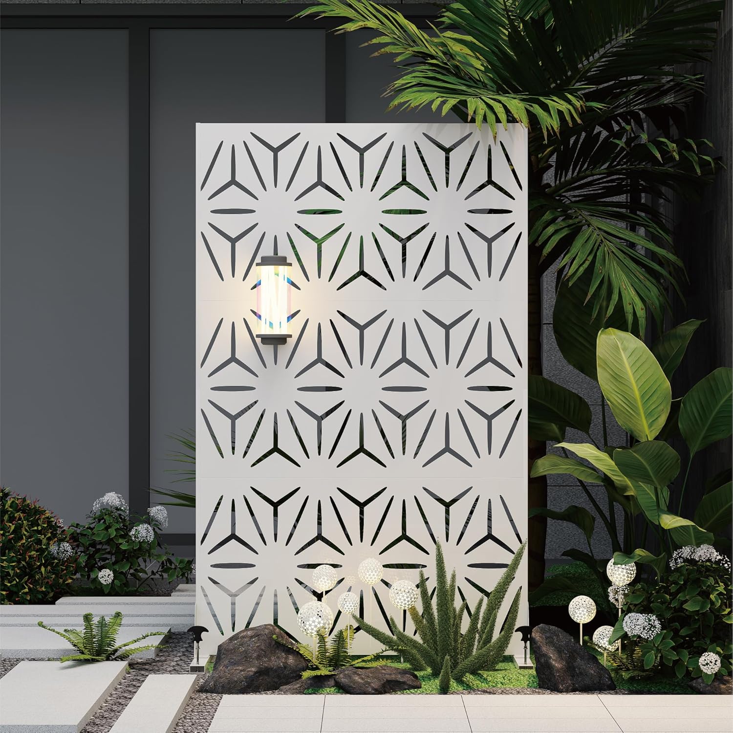 Heavy-Duty Outdoor Privacy Screen for Patio and Backyard Use