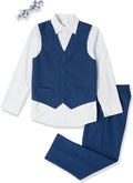 Van Heusen Boys 4-Piece Formal Suit Set - Occasion Ready