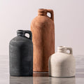 Ceramic Vase Home Table Decor Set of 3 - Farmhouse Modern Accent