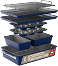 Bakken 8-Piece Ceramic Coated Bakeware Set - Complete Nonstick Set