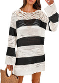 ANRABESS Elegant Crochet Swim Cover Up for Summer Outings