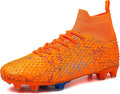 Men's Soccer Shoes High-Top Cleats for Firm Ground - Ankle Support