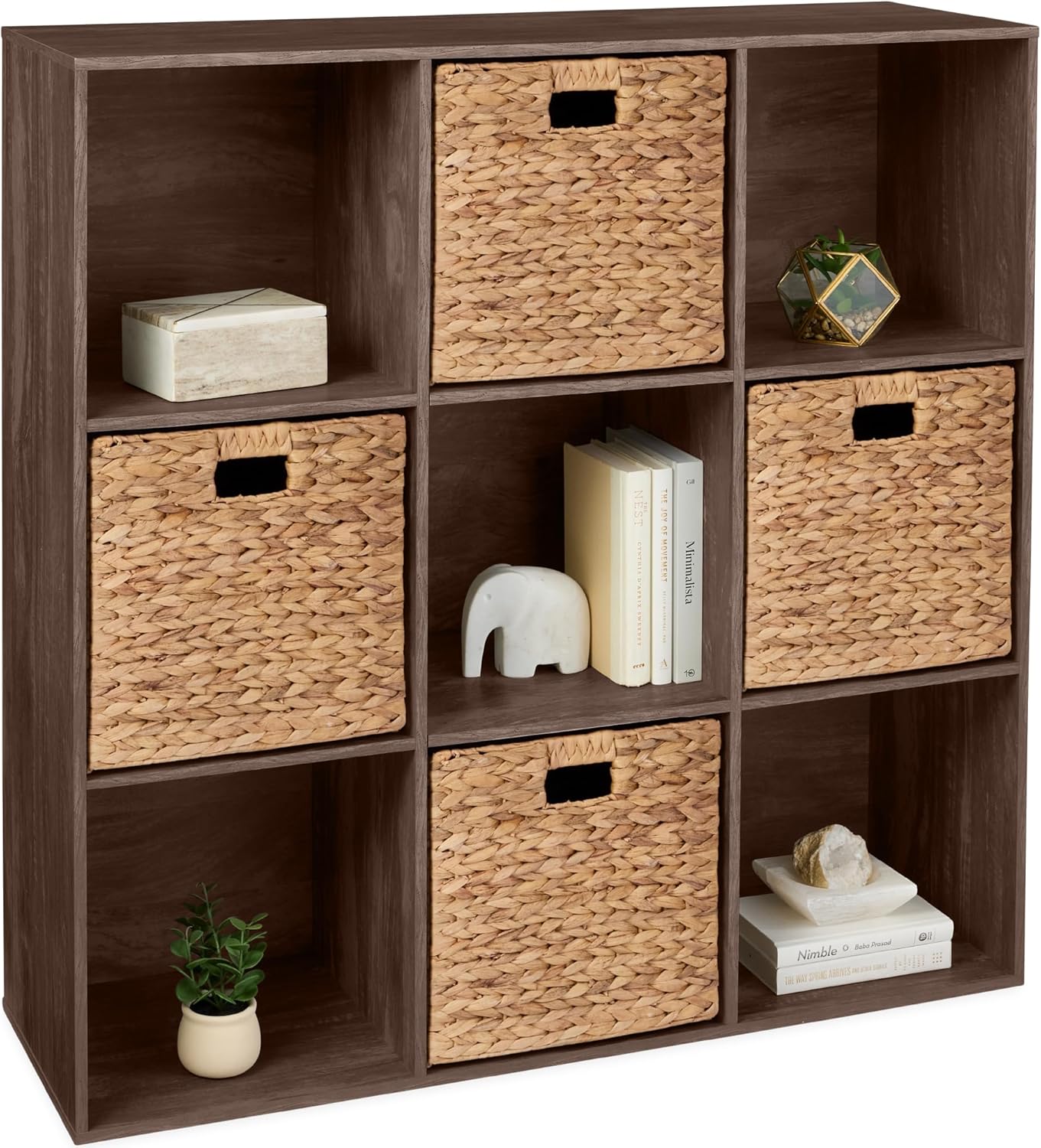 9-Cube Storage Organizer with Customizable Design and Style