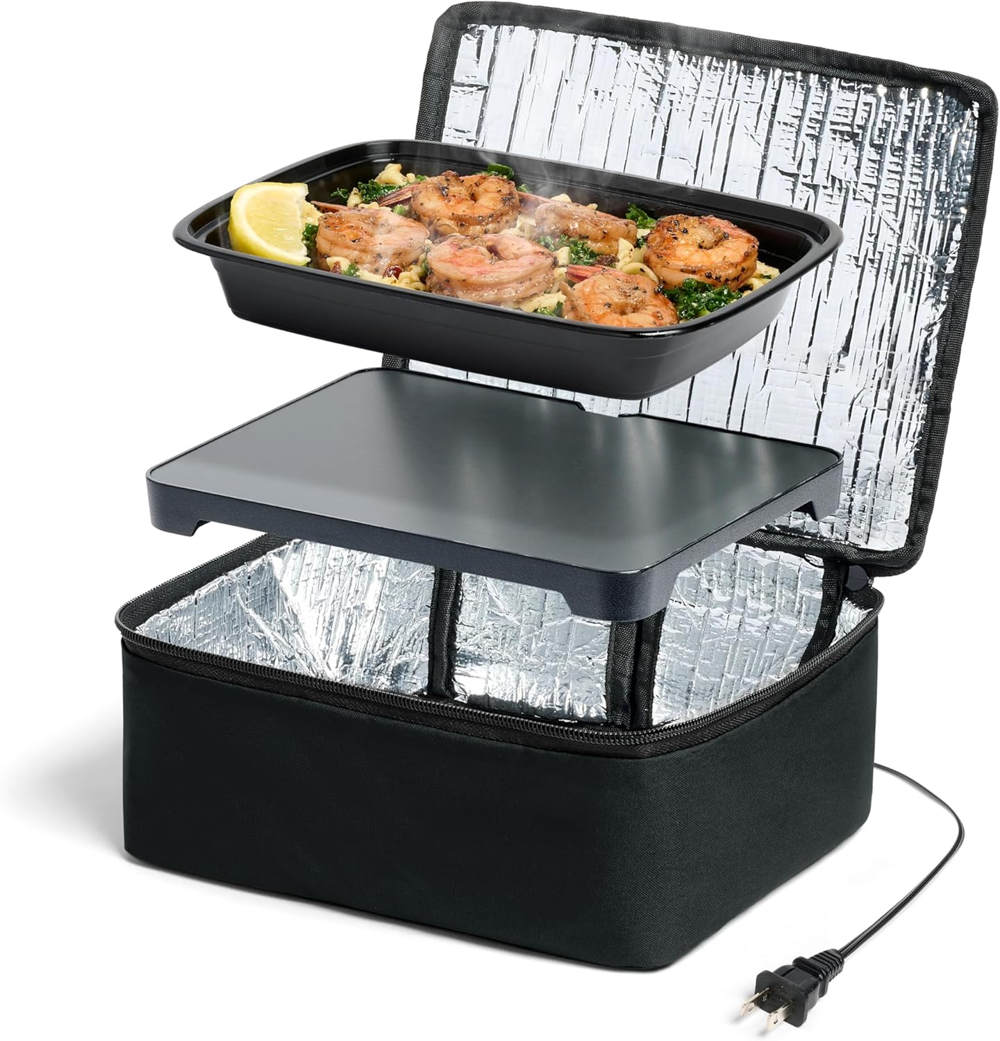 HOTLOGIC Mini Heated Lunch Box - Perfect for Work and Travel