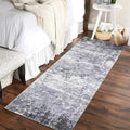 Modern Abstract 2x8 Runner Rug Washable Non Slip - Low Pile Hallway