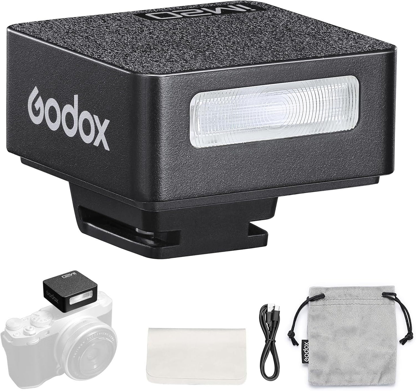 Godox iM20 Mini Flash with USB C Charging for Canon and More