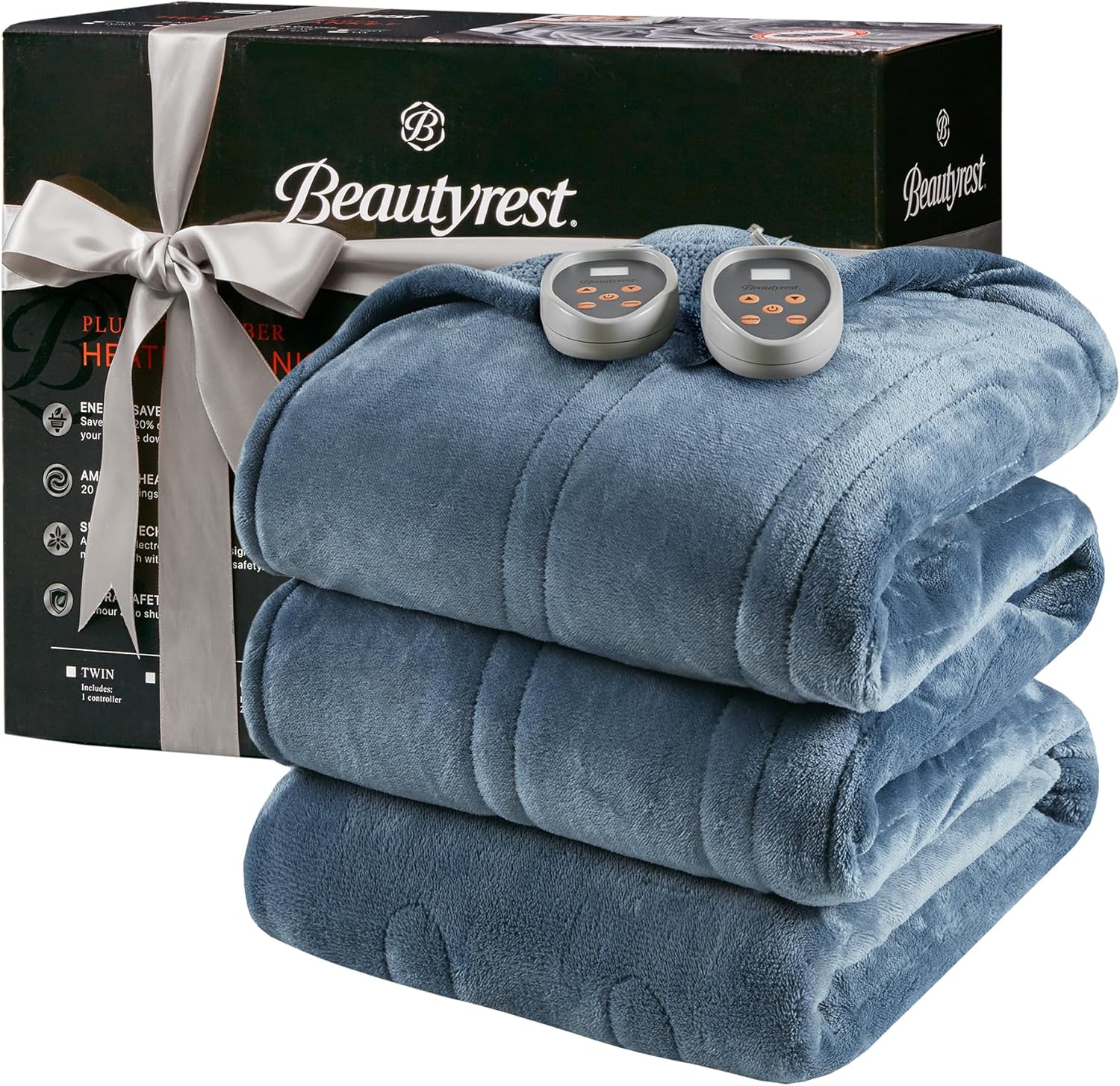 Beautyrest Heated Microlight to Berber Blanket - Cozy Comfort