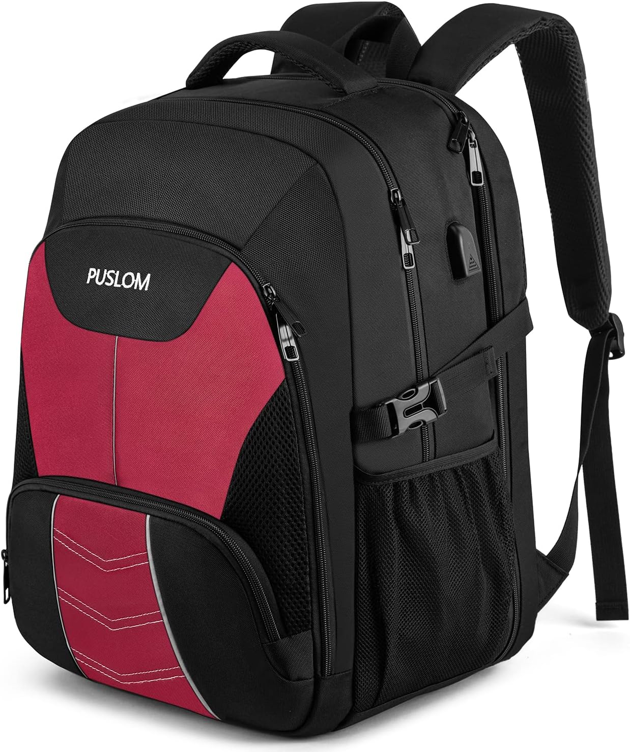 PUSLOM Extra Large Travel Laptop Backpack for Men 55L Capacity