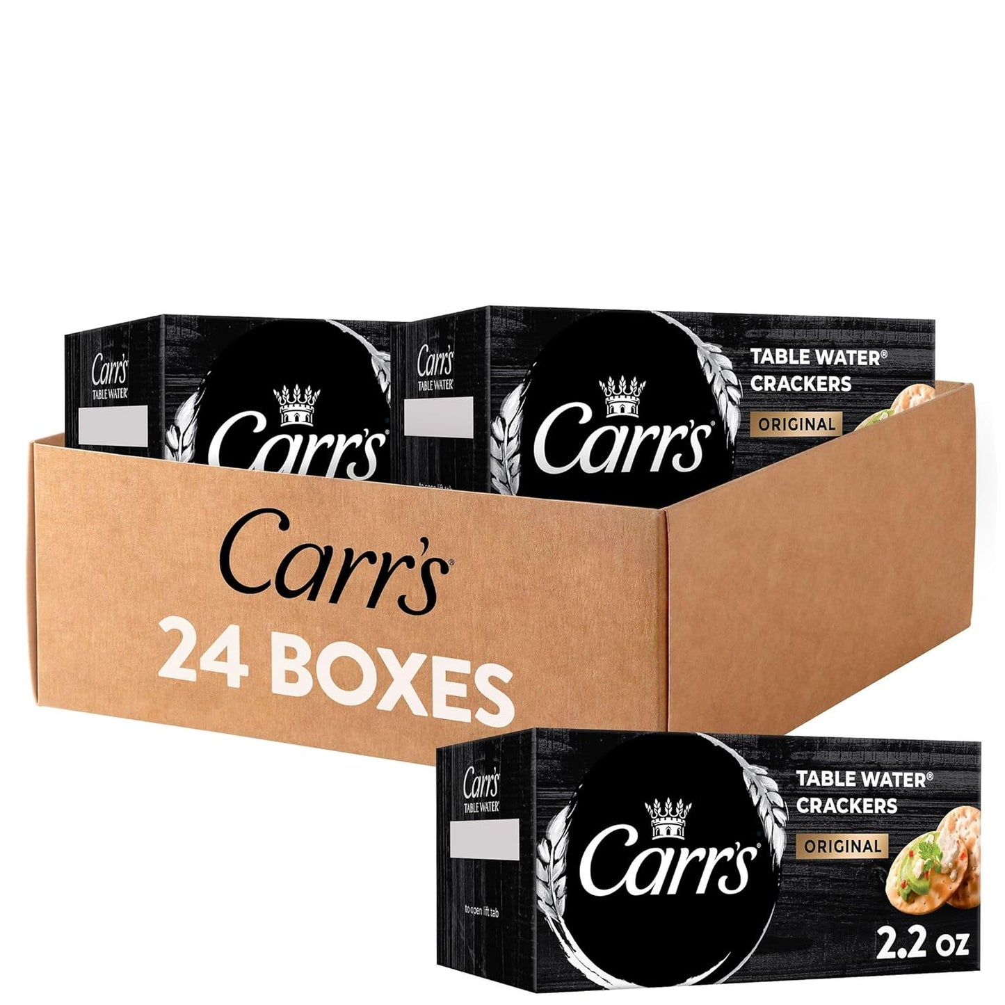 Carr's Table Water Crackers, Original, Perfect for Any Gathering