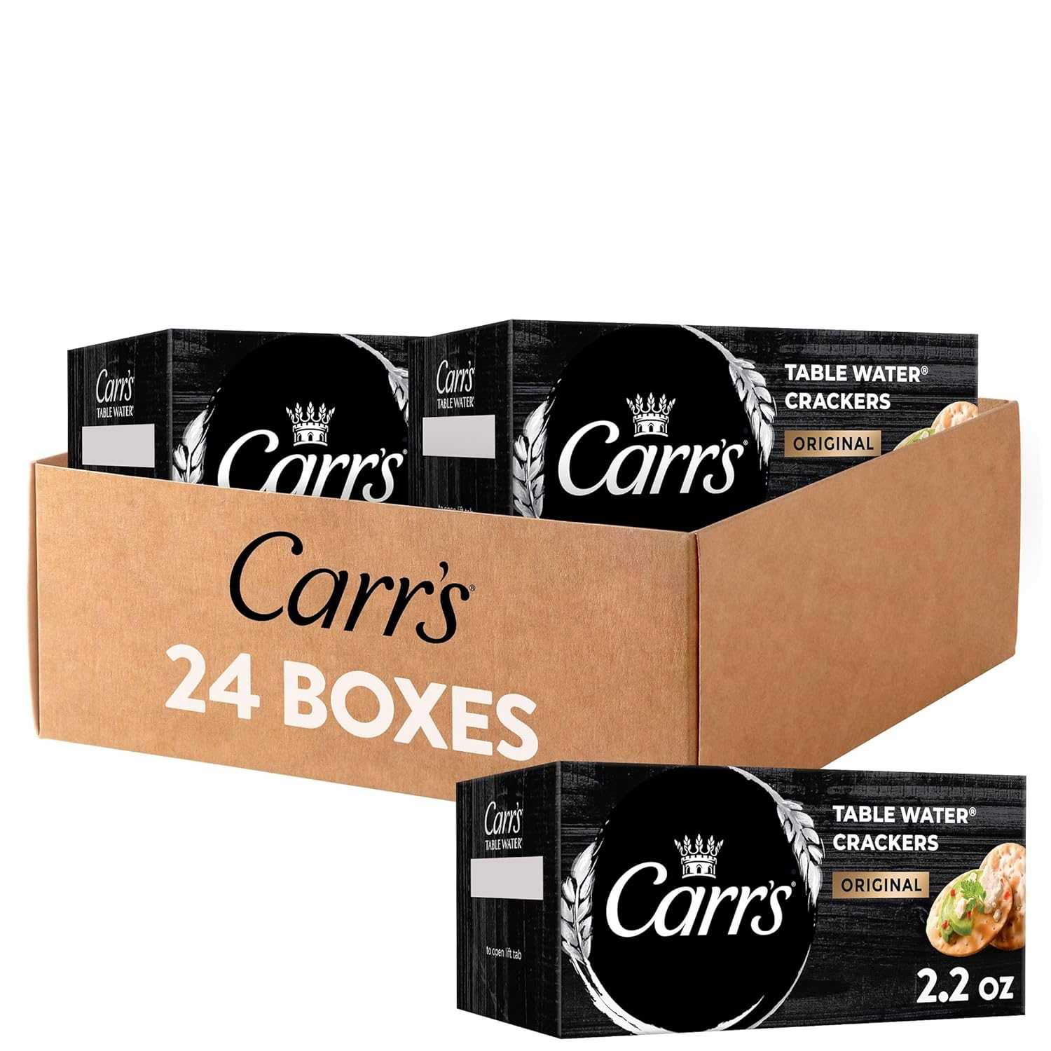 Carr's Table Water Crackers, Original, Perfect for Any Gathering