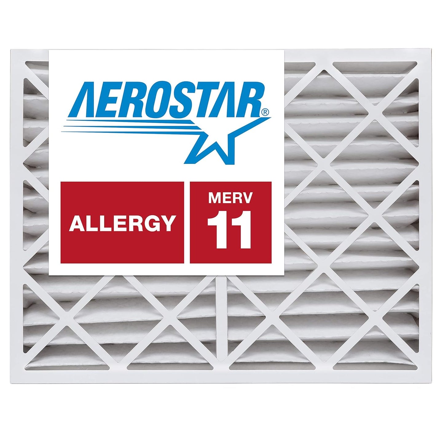 Aerostar 20x20x4 MERV 11 Pleated Air Filter for Clean Air