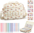 Large Bible Cover Case for Women 12 x 9 x 2.5 in - Stylish Study