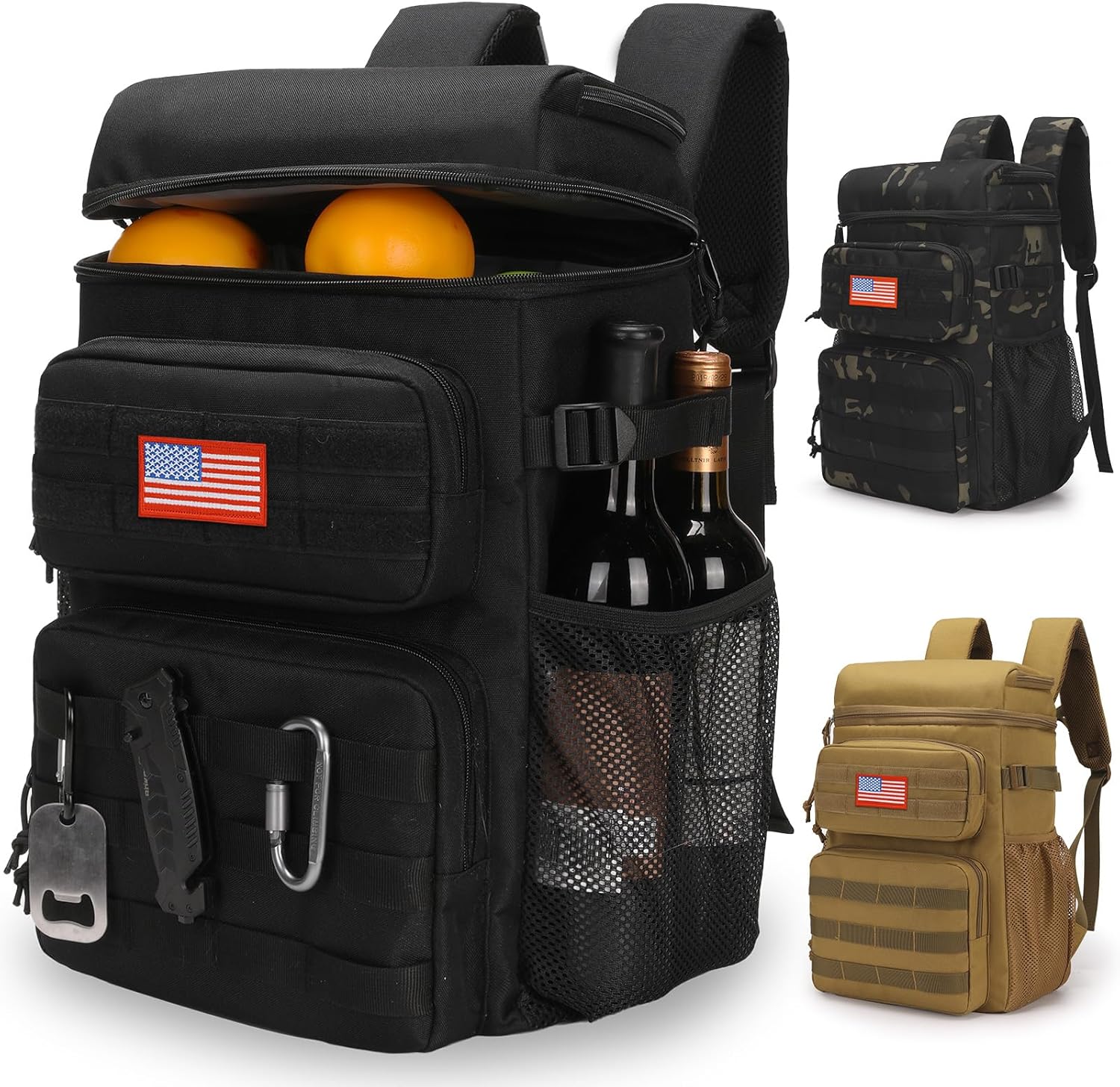 Tactical Backpack Cooler for Beach, Camping, Hiking Adventures