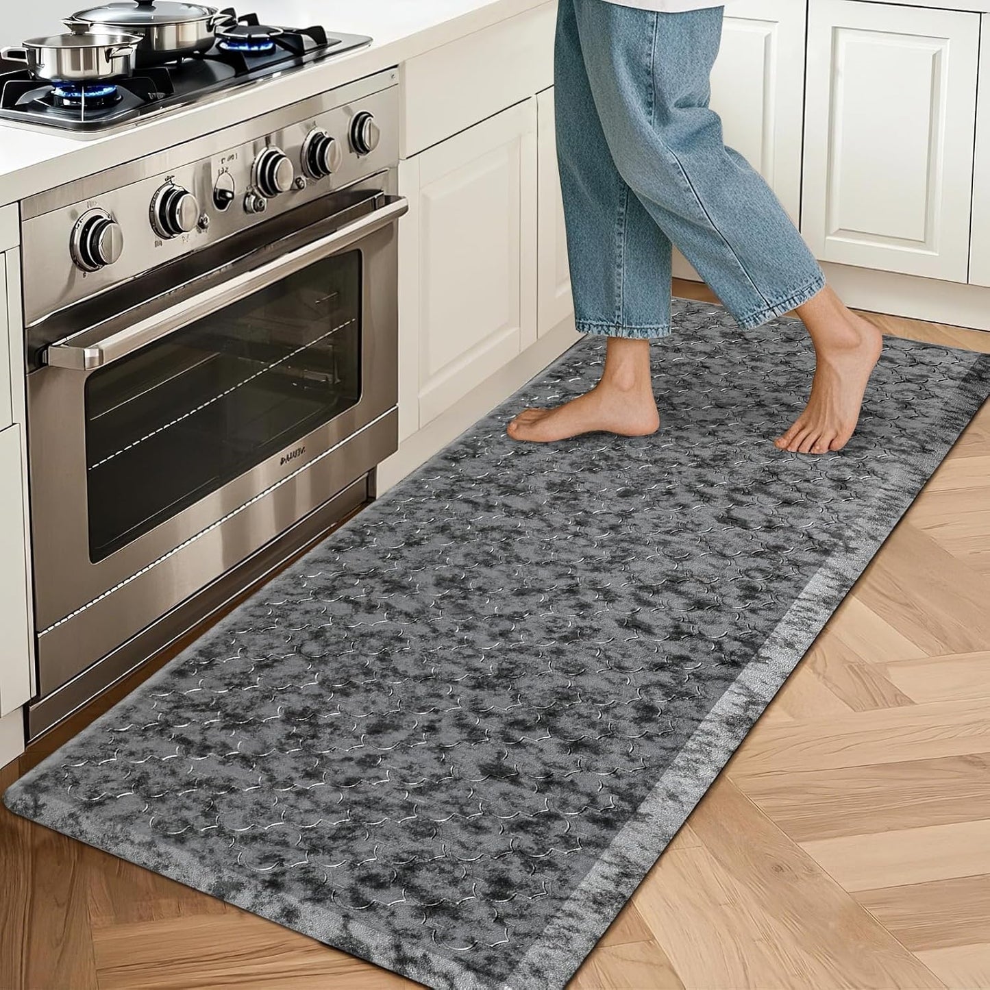 HEBE Kitchen Mat Cushioned Anti Fatigue Comfort Floor Mat