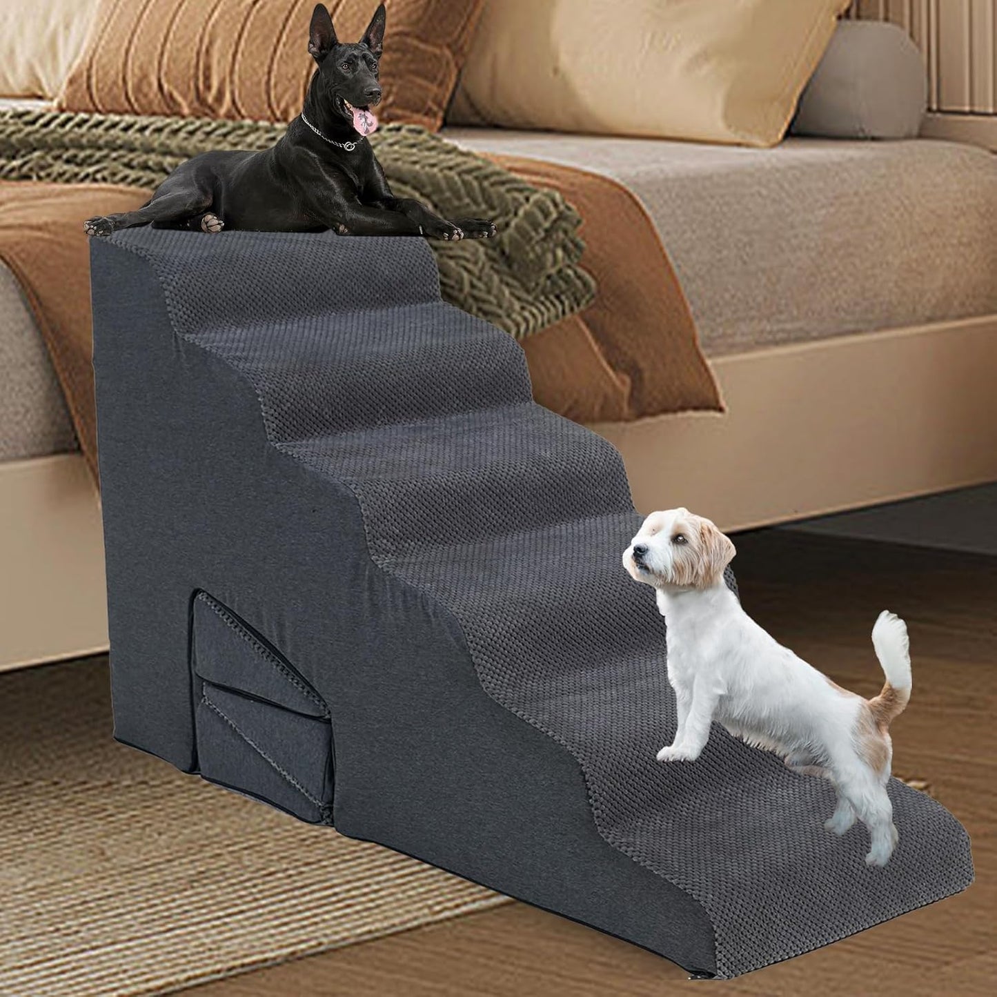 LitaiL Dog Stairs & Steps Ramps for High Beds 30 inches