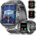 LIGE Military Smart Watch for Men 1.96in HD Screen - Rugged Everyday