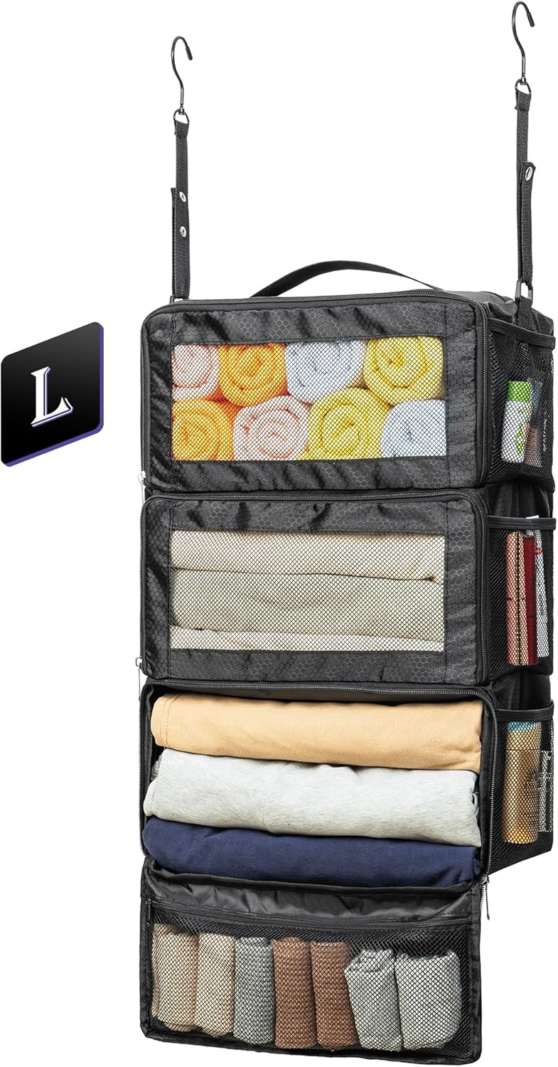 Suitcase Organizer for Travel - Portable Luggage Organizer