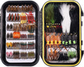 Wifreo Fly Fishing Flies Assortment with Waterproof Fly Box