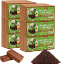 Organic Coco Coir Bricks 12pcs - High Expansion Seed Starter Soil