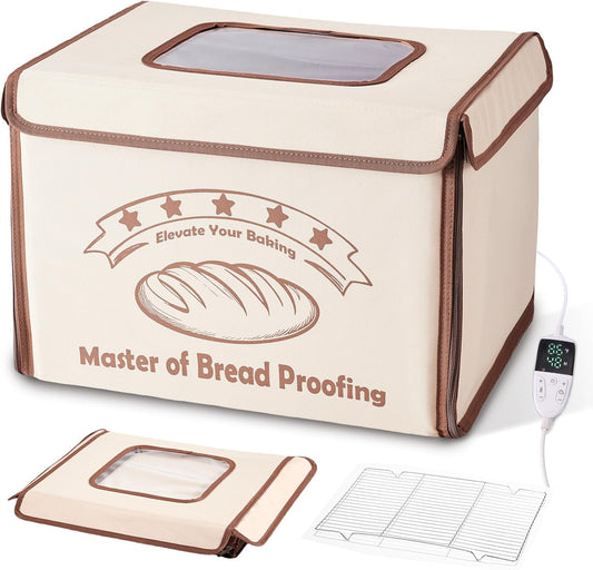 Bread Proofing Box with 68-113F Temp Control for Perfect Dough