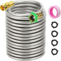 Durable 50ft Garden Hose with Male to Female Connectors