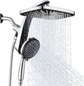 High Pressure Rain Shower Head 12in Square with Handheld Combo