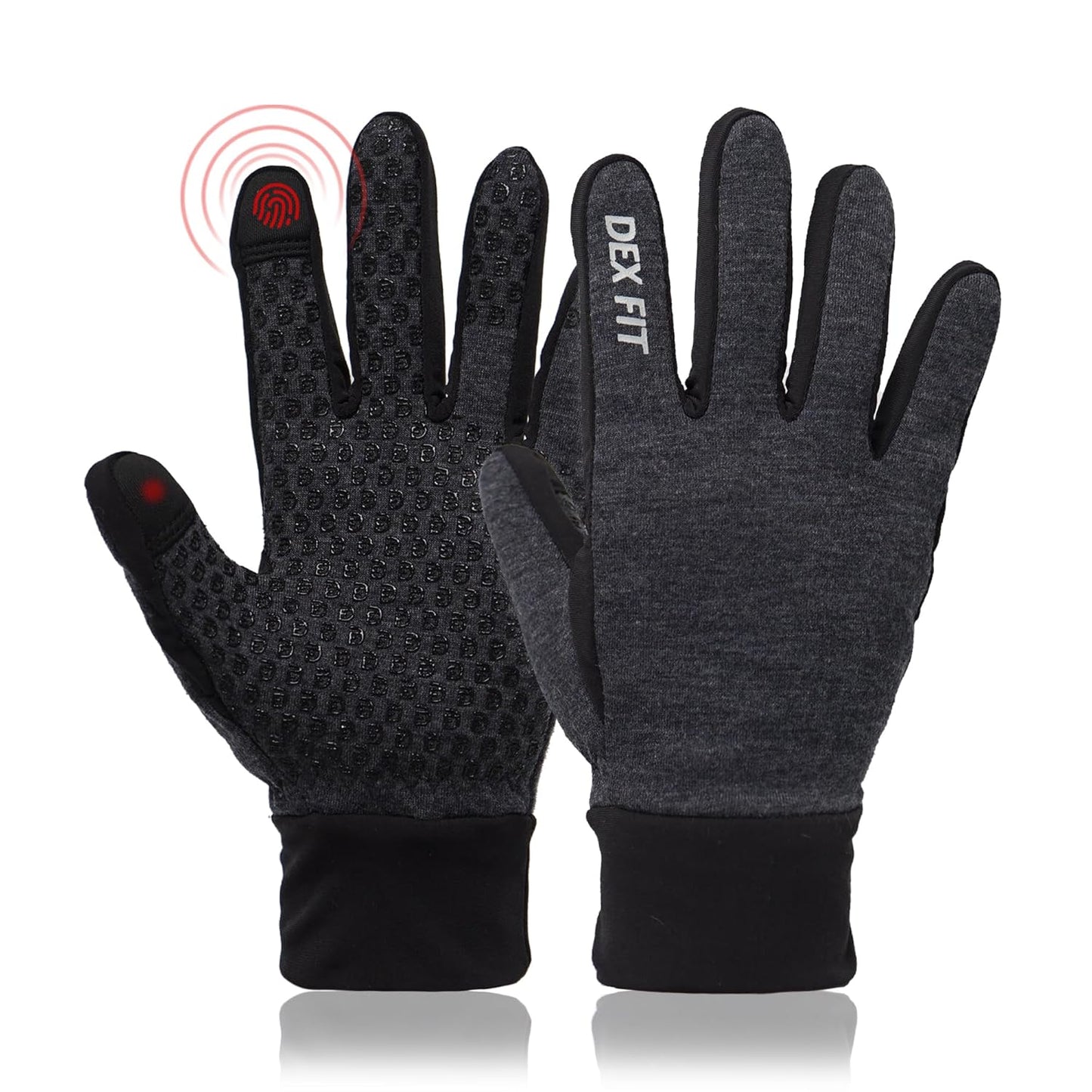 DEX FIT Thermal Fleece Gloves - Warm, Grip, Touchscreen - XS