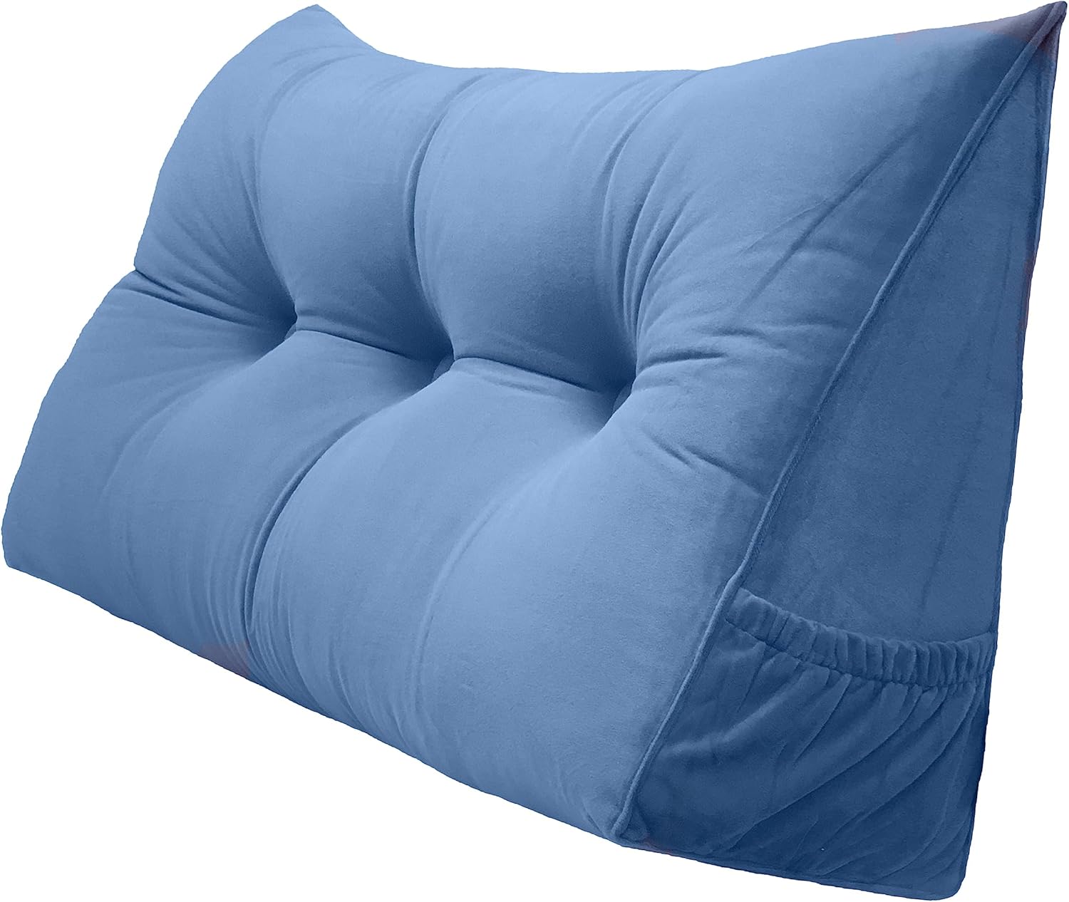 Triangular Reading Bed Rest Pillow for Ultimate Comfort Support