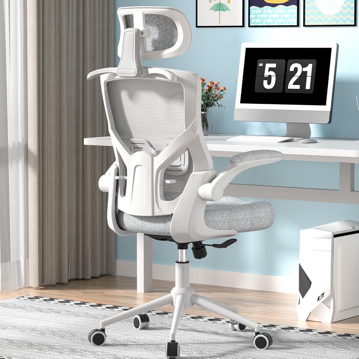FOKESUN Ergonomic Mesh Office Chair - Ultimate Comfort & Support