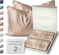 PREMIUM LUXSILKTM Silk Pillow Cases 2 Pack - 22 Momme Mulberry Silk