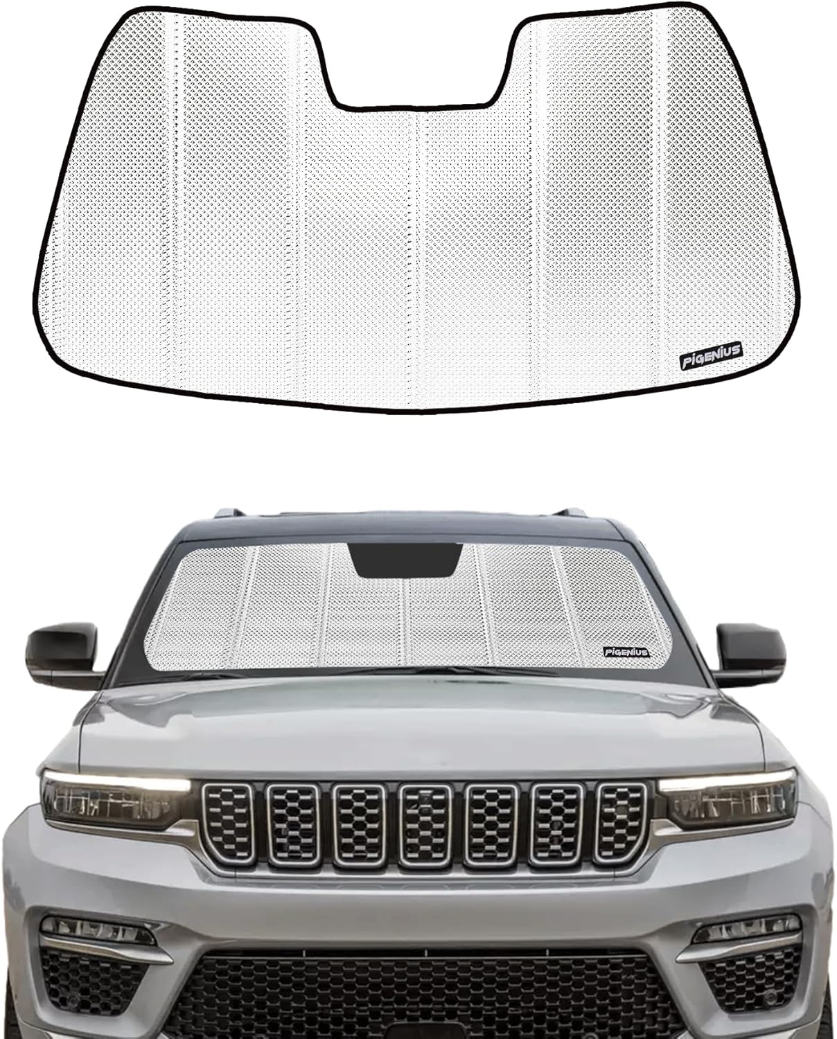 Reflective Sunshade for 2014-2023 Jeep Cherokee SUV - UV Shielding