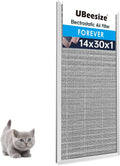UBeesize 14x30x1 Reusable Electrostatic Air Filter - Lasts a Lifetime