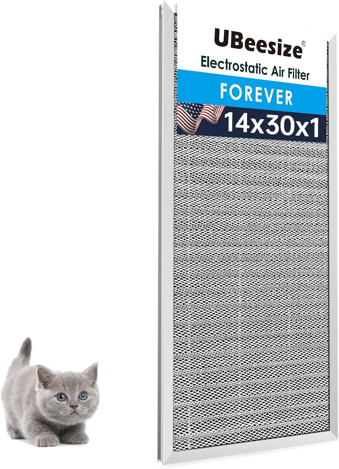 UBeesize Reusable Electrostatic Air Filter for HVAC Systems