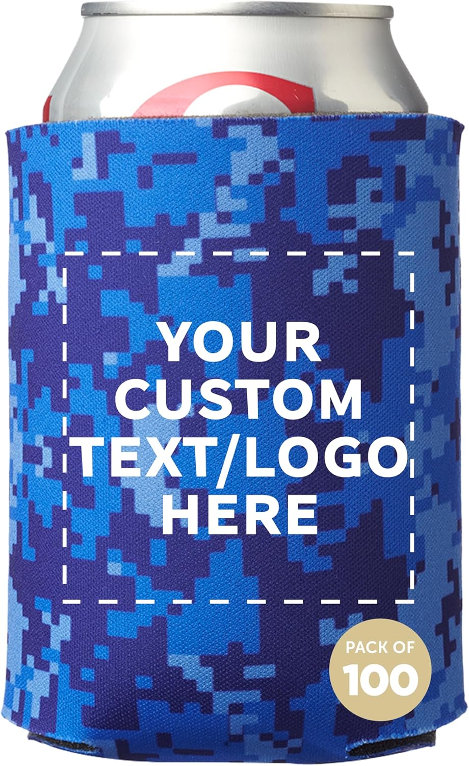 Custom Collapsible Beer Can Coolers Set of 100 for Events