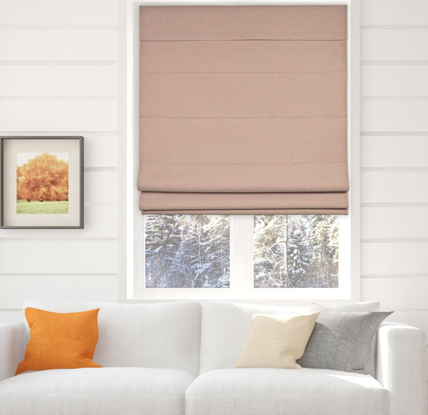 Arlo Blinds Thermal Room Darkening Roman Shades for Windows