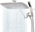 G-Promise 14 Inch Dual Square Shower Head with Handheld Spray Combo