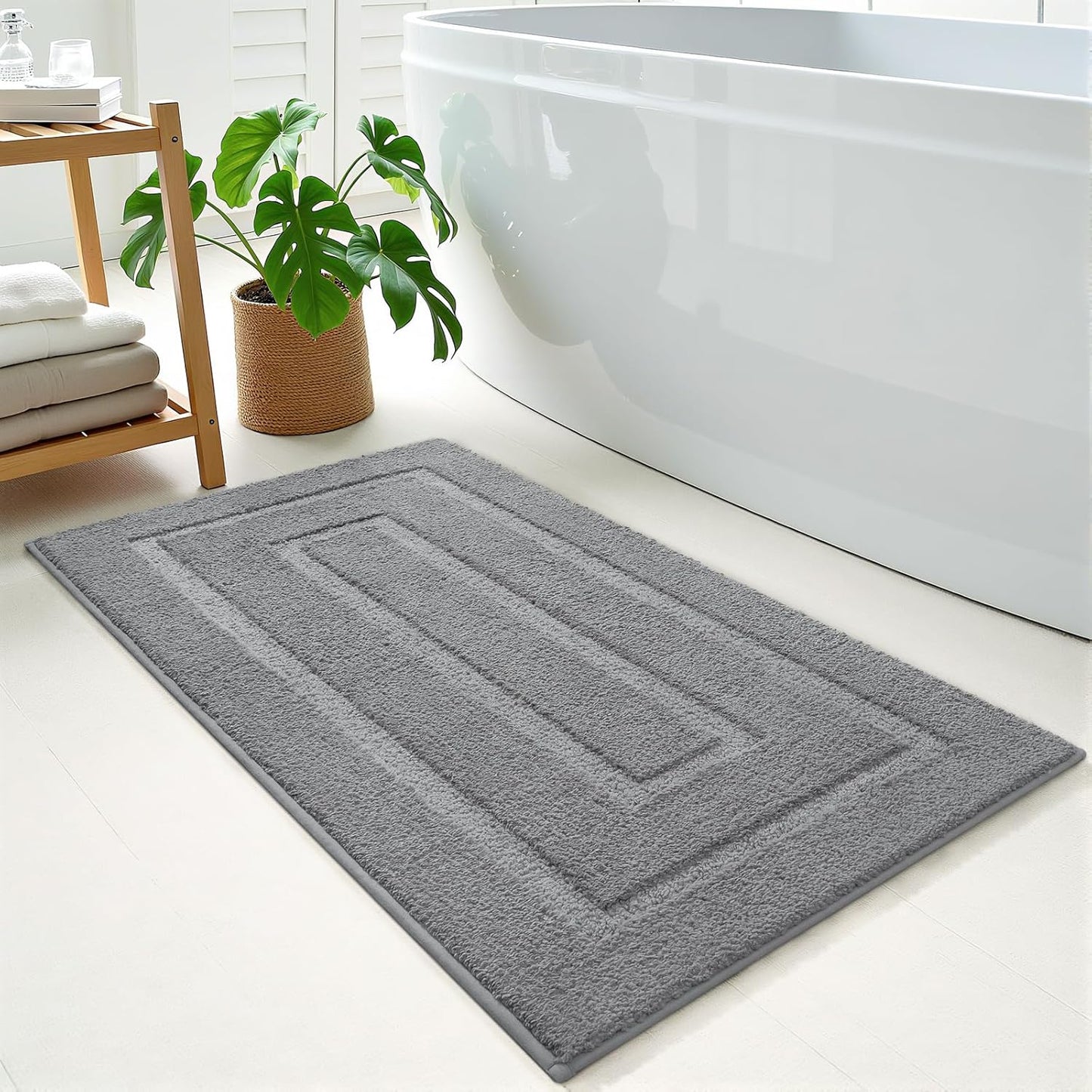 HOMORE Bathroom Rug 24x48 Inch Soft Absorbent Runner Rug