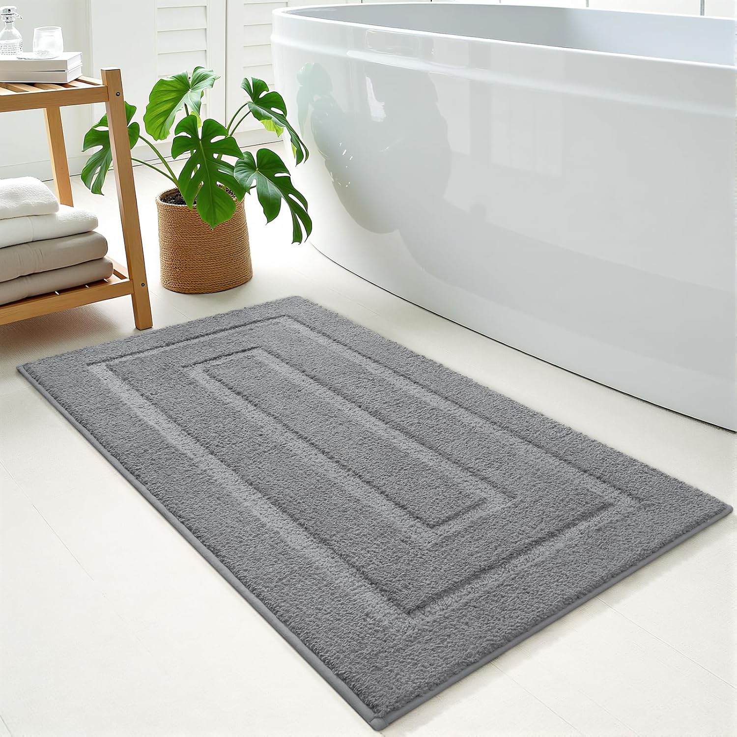 HOMORE Bathroom Rug 24x48 Inch Soft Absorbent Runner Rug