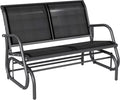 Outsunny 2-Person Outdoor Glider Bench - Smooth Rocking Comfort
